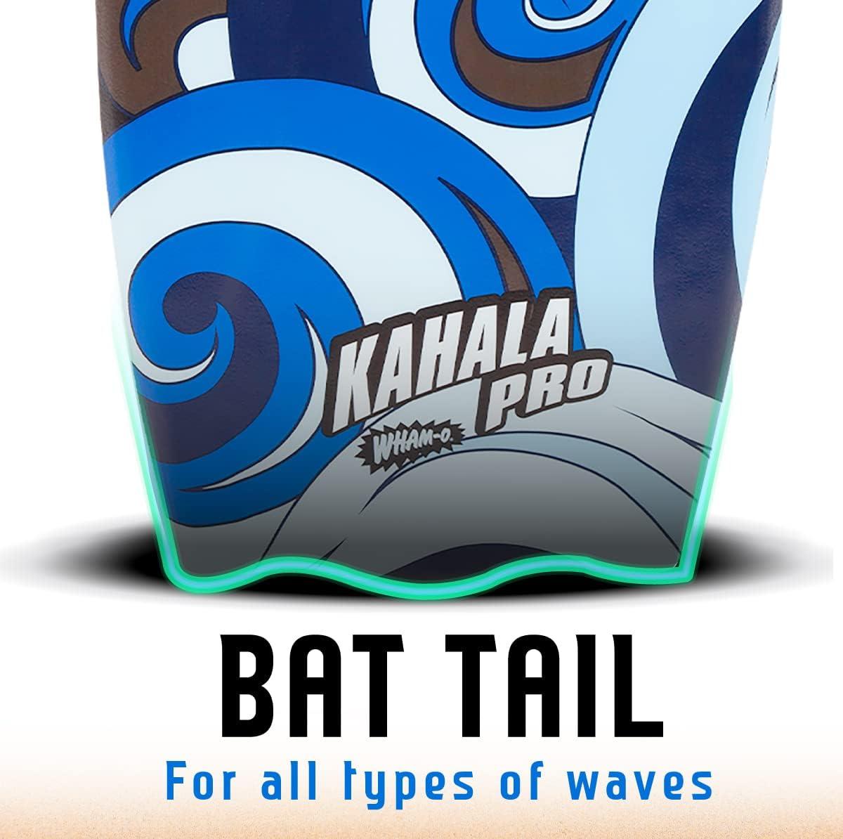 imageBoogieBoard 36 Kahala Pro Bodyboard Durable Light Weight Phuszion Core with Smooth Top ampamp Slick HDPE Bottom Crescent Tail Wrist Leash Included Great for BeginnersBLUE