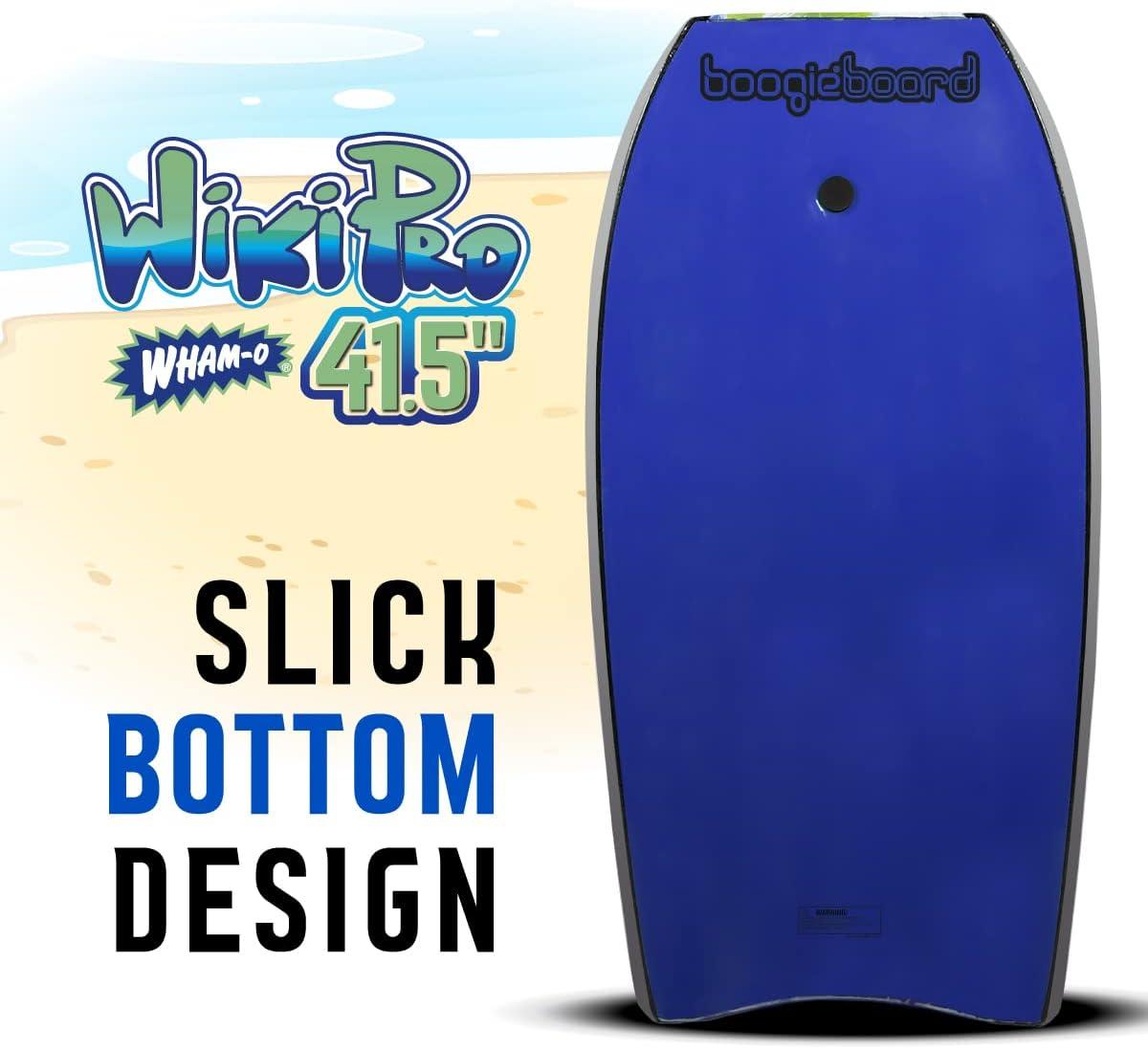 imageBoogieboard Wiki Pro 415quot Body Board Durable Light Weight Phuszion Core with Smooth Top ampamp Slick HDPE Bottom Crescent Tail Wrist Leash IncludedCARTOON