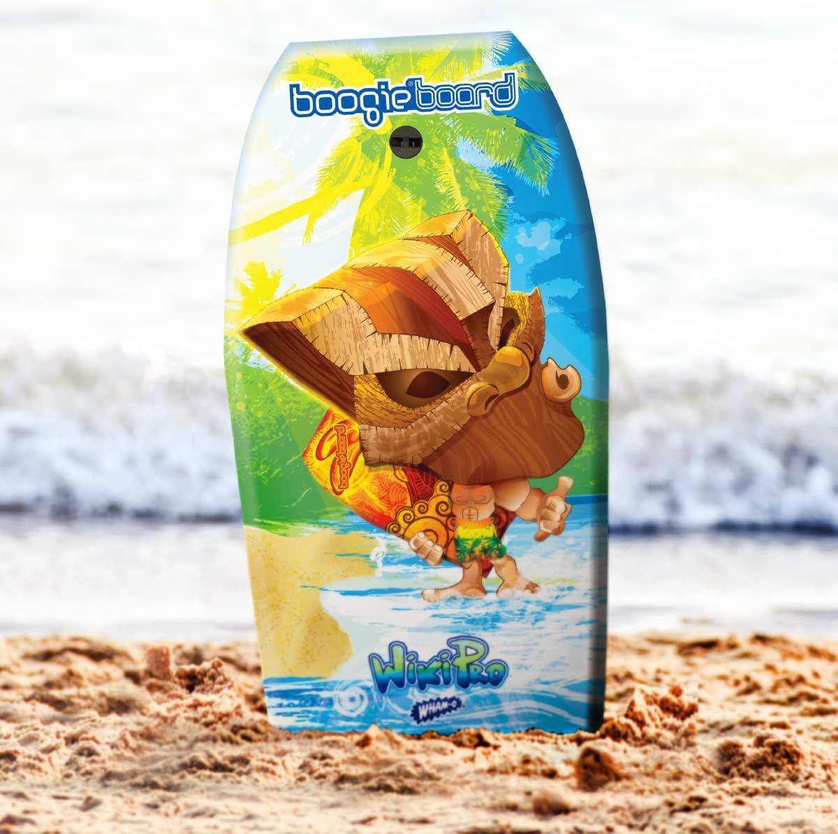 imageBoogieboard Wiki Pro 415quot Body Board Durable Light Weight Phuszion Core with Smooth Top ampamp Slick HDPE Bottom Crescent Tail Wrist Leash IncludedCARTOON