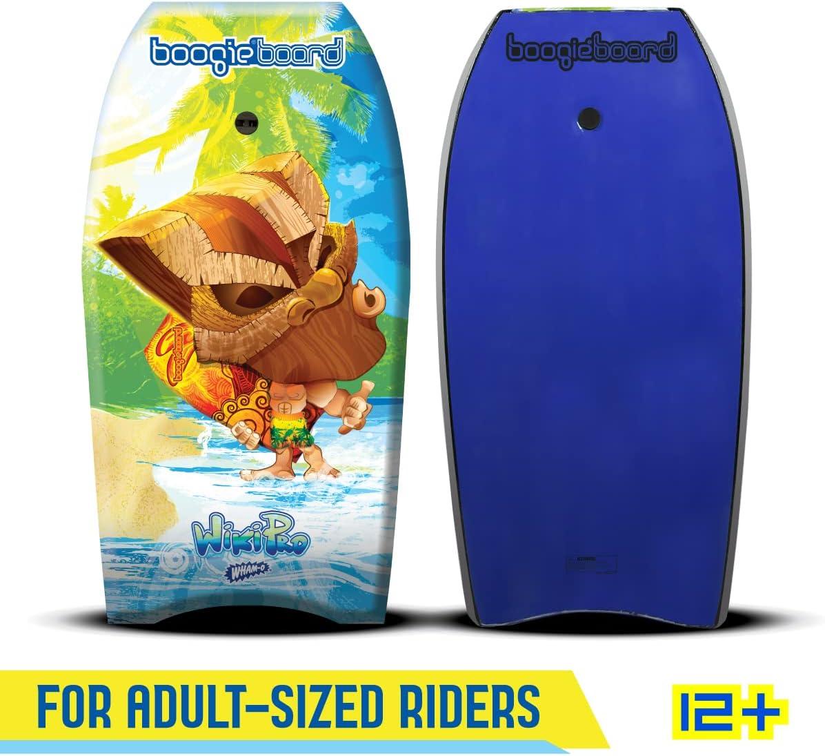 imageBoogieboard Wiki Pro 415quot Body Board Durable Light Weight Phuszion Core with Smooth Top ampamp Slick HDPE Bottom Crescent Tail Wrist Leash IncludedCARTOON