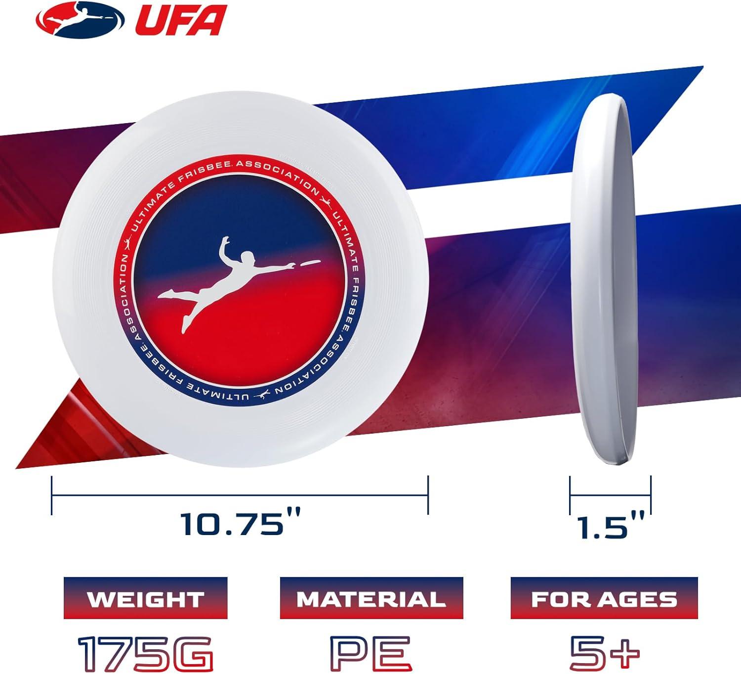 imageUFA Pro Frisbee Official Ultimate 175g 1075 Inch Professional Training Flying Disc for Competition and Outdoor Fun