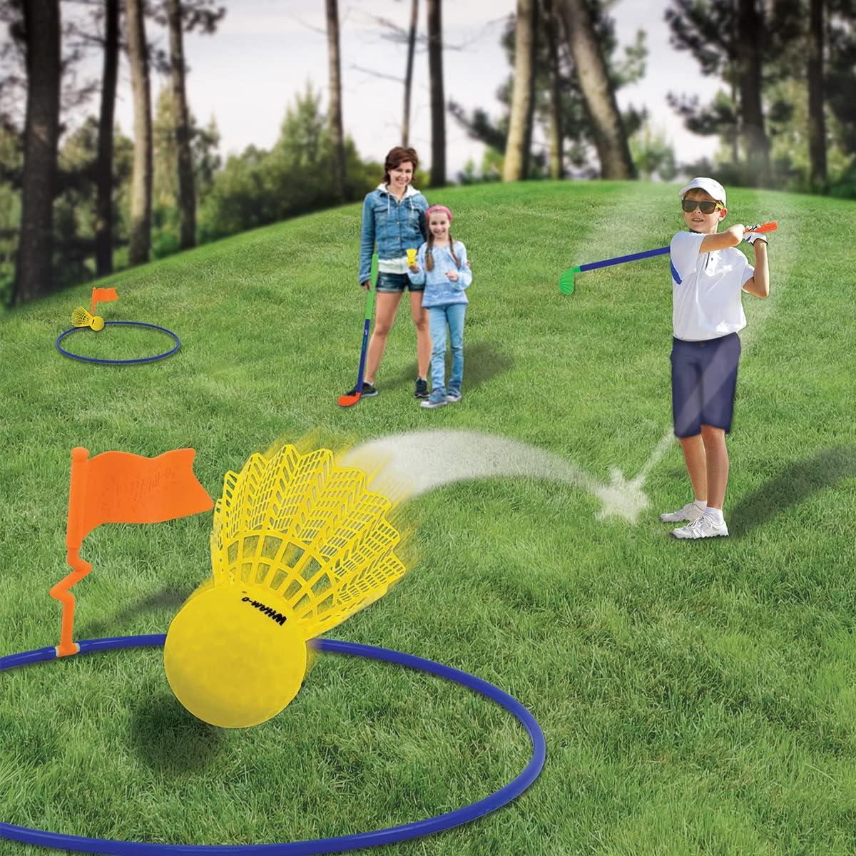 imageWhamO Backyard Golf Game Outdoor Lawn Golf Set for Family Fun Activities for Birthdays Christmas ampamp Holidays