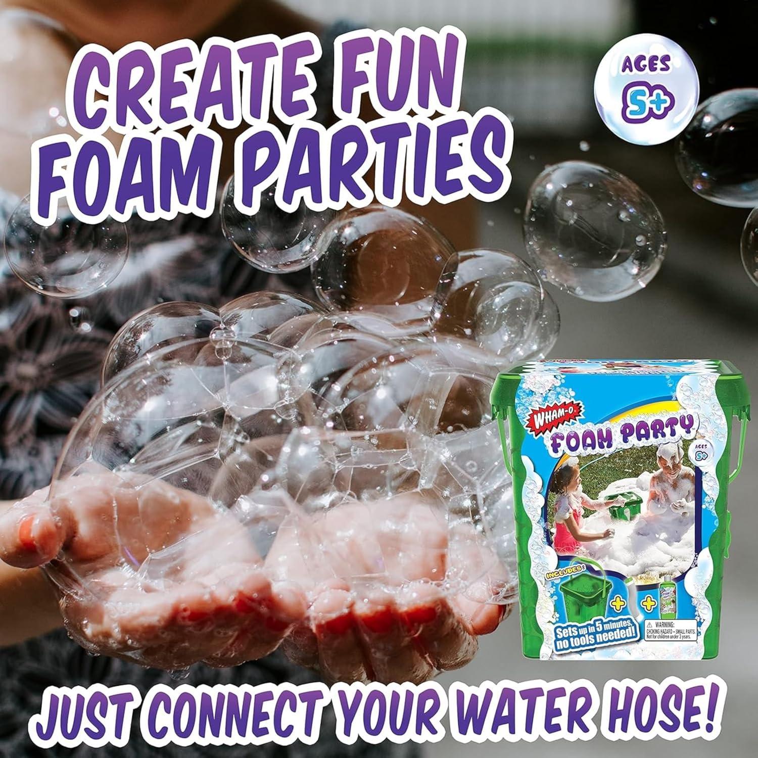 imageWhamO Foam Party Bucket for Summer Parties Foam Maker Great for Backyard Water Slides and Water Park Parties