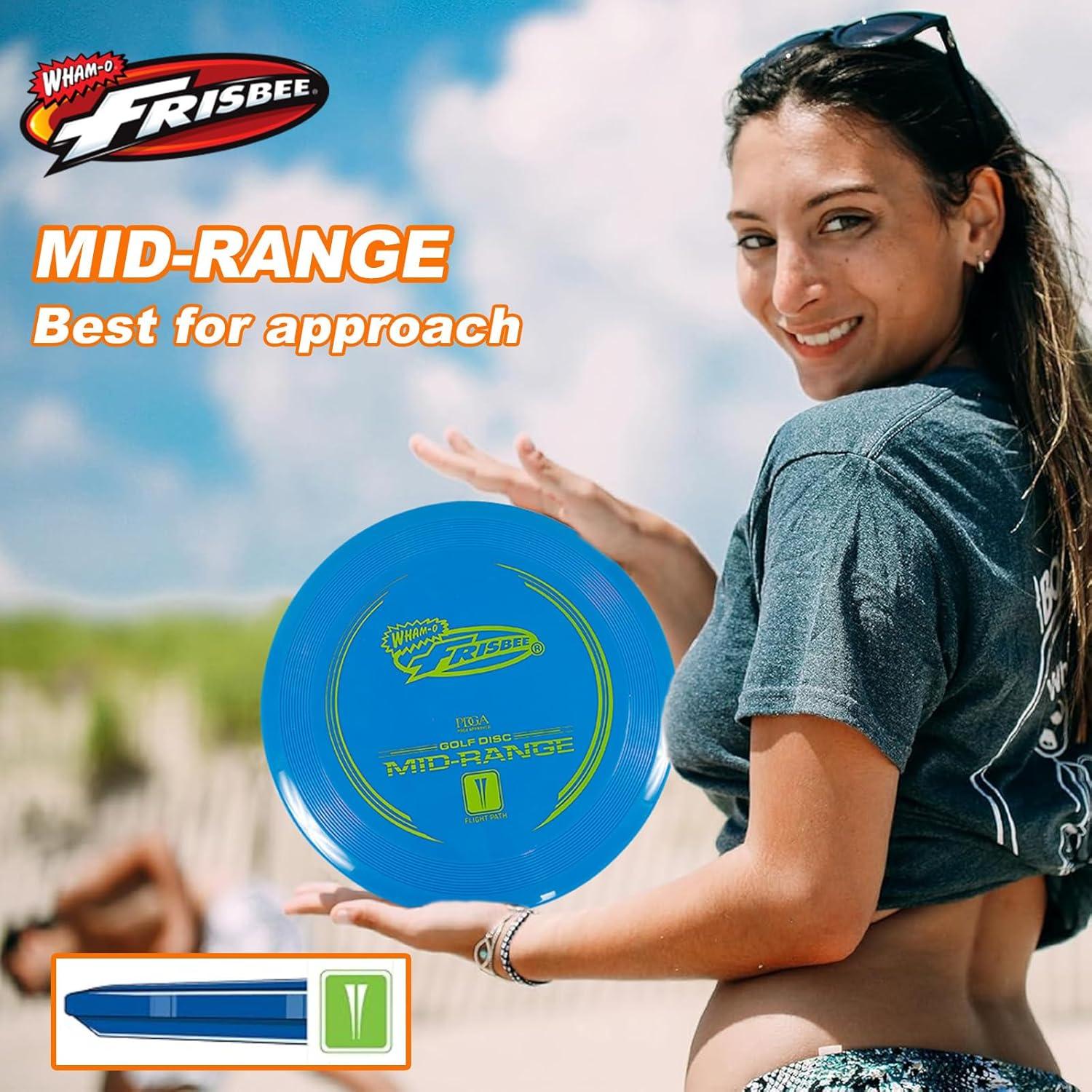 imageWhamO Frisbee Disc Golf Set Includes Driver MidRange ampamp Putter PDGA Approved Golf Disc Toss Game Set 3 Pack Outdoor Disc Game for Recreation Play Backyard Beach Park Tailgates