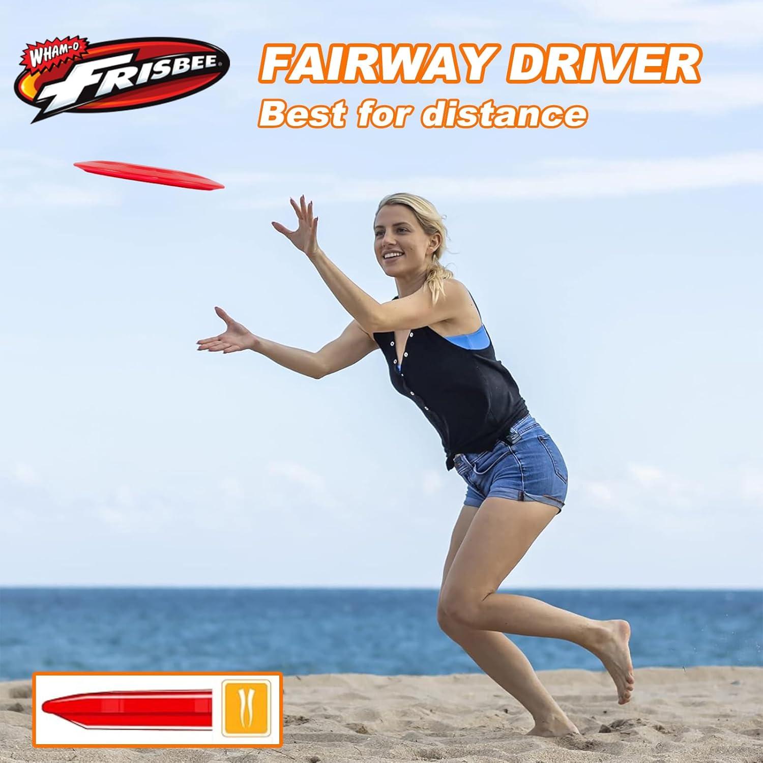imageWhamO Frisbee Disc Golf Set Includes Driver MidRange ampamp Putter PDGA Approved Golf Disc Toss Game Set 3 Pack Outdoor Disc Game for Recreation Play Backyard Beach Park Tailgates