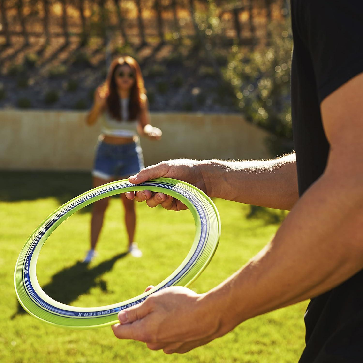 imageWhamO Frisbee Extreme Coaster X 13quot Discraft High Performance Inner Core for Distance Soft Outer Rim Flight Rings Enhance Grip for Throwing Great for Range Practice Outdoor Activities