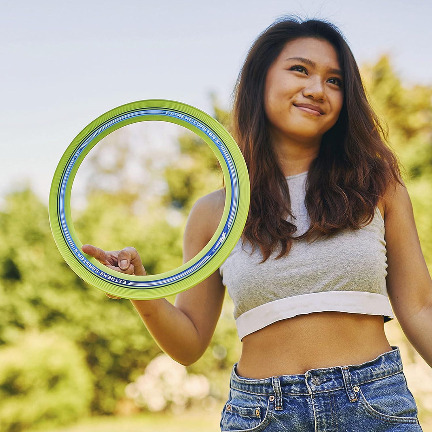 imageWhamO Frisbee Extreme Coaster X 13quot Discraft High Performance Inner Core for Distance Soft Outer Rim Flight Rings Enhance Grip for Throwing Great for Range Practice Outdoor Activities