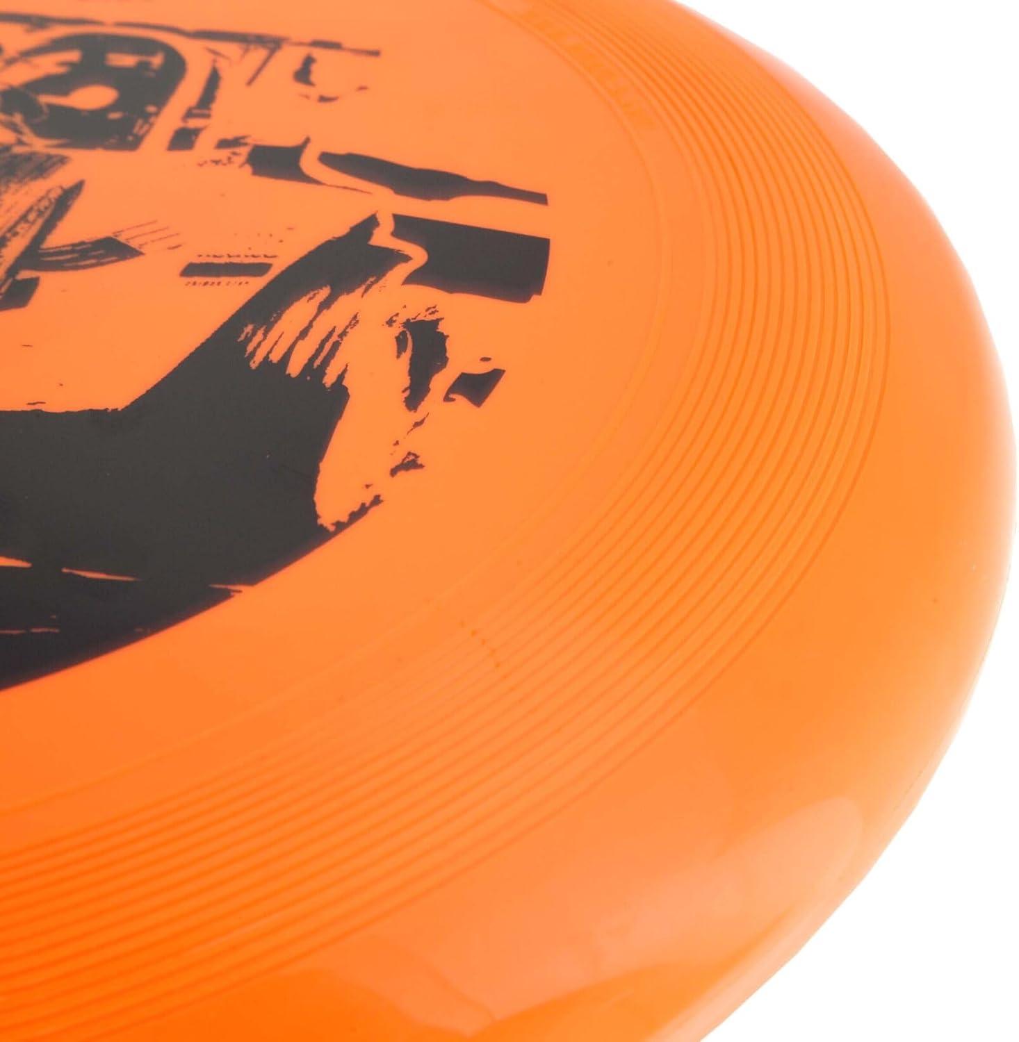 imageWhamO Frisbee Super Flyer 180 Grams Sport Disc for Beach Backyard Lawn Park Camping and More Great for All Ages Orange