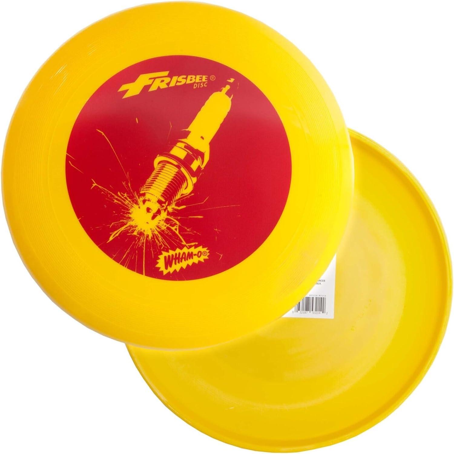 imageWhamO Frisbee Super Flyer 180 Grams Sport Disc for Beach Backyard Lawn Park Camping and More Great for All Ages Orange