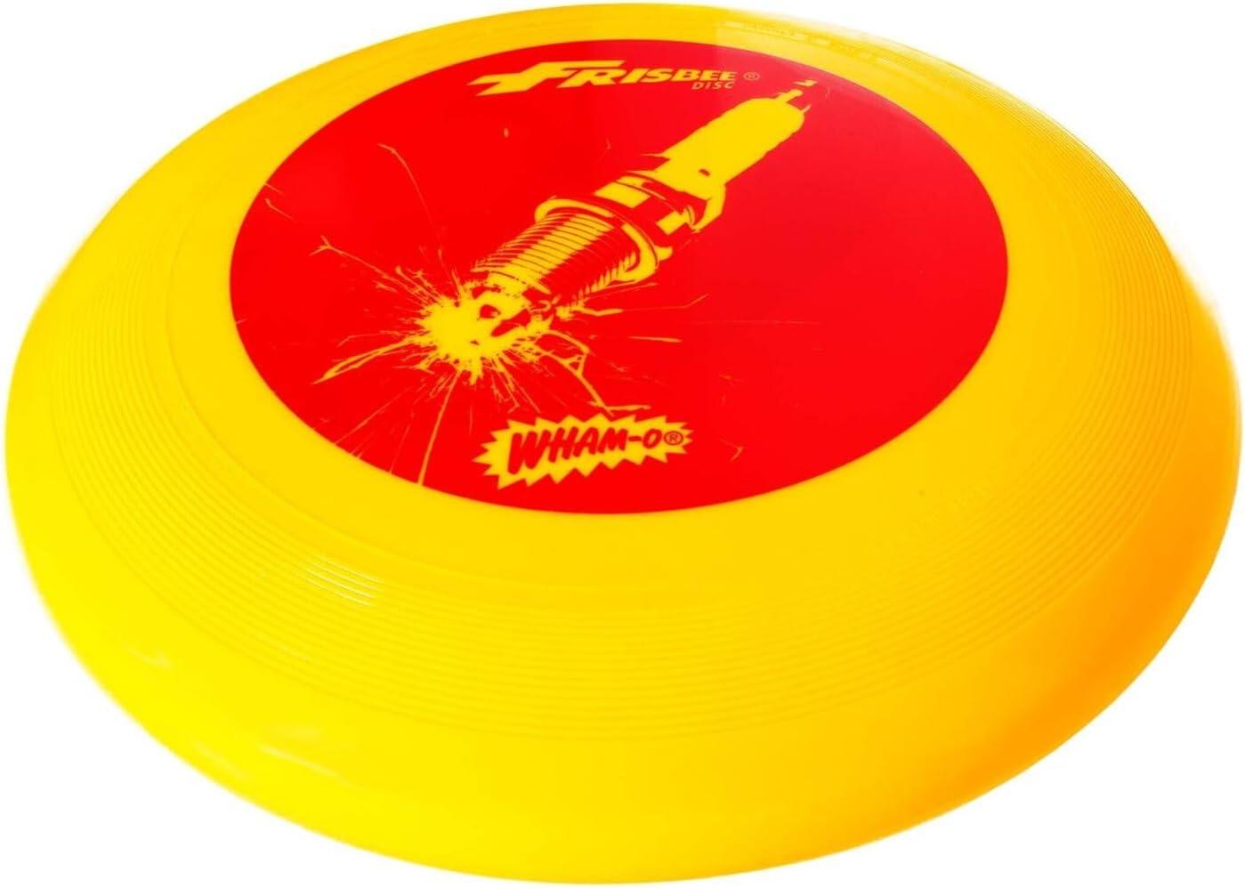 imageWhamO Frisbee Super Flyer 180 Grams Sport Disc for Beach Backyard Lawn Park Camping and More Great for All Ages Orange