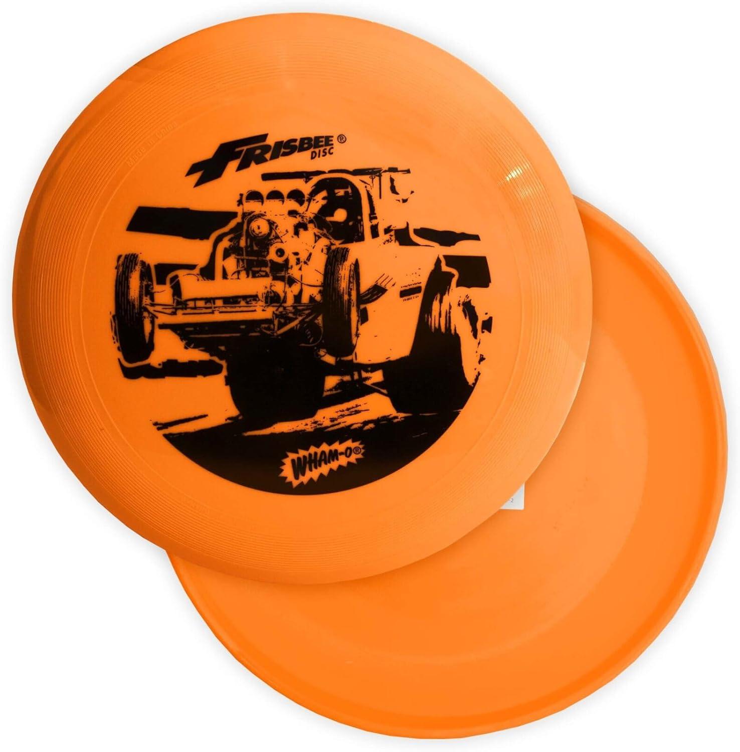imageWhamO Frisbee Super Flyer 180 Grams Sport Disc for Beach Backyard Lawn Park Camping and More Great for All Ages Orange