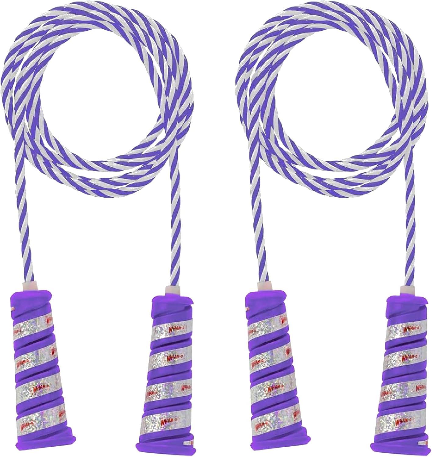 imageWhamO Hula Hoop Jump Rope 7FT Skipping Rope with Spiral Handles for Indoor Outdoor Fitness Exercise Weight LossMulticolor