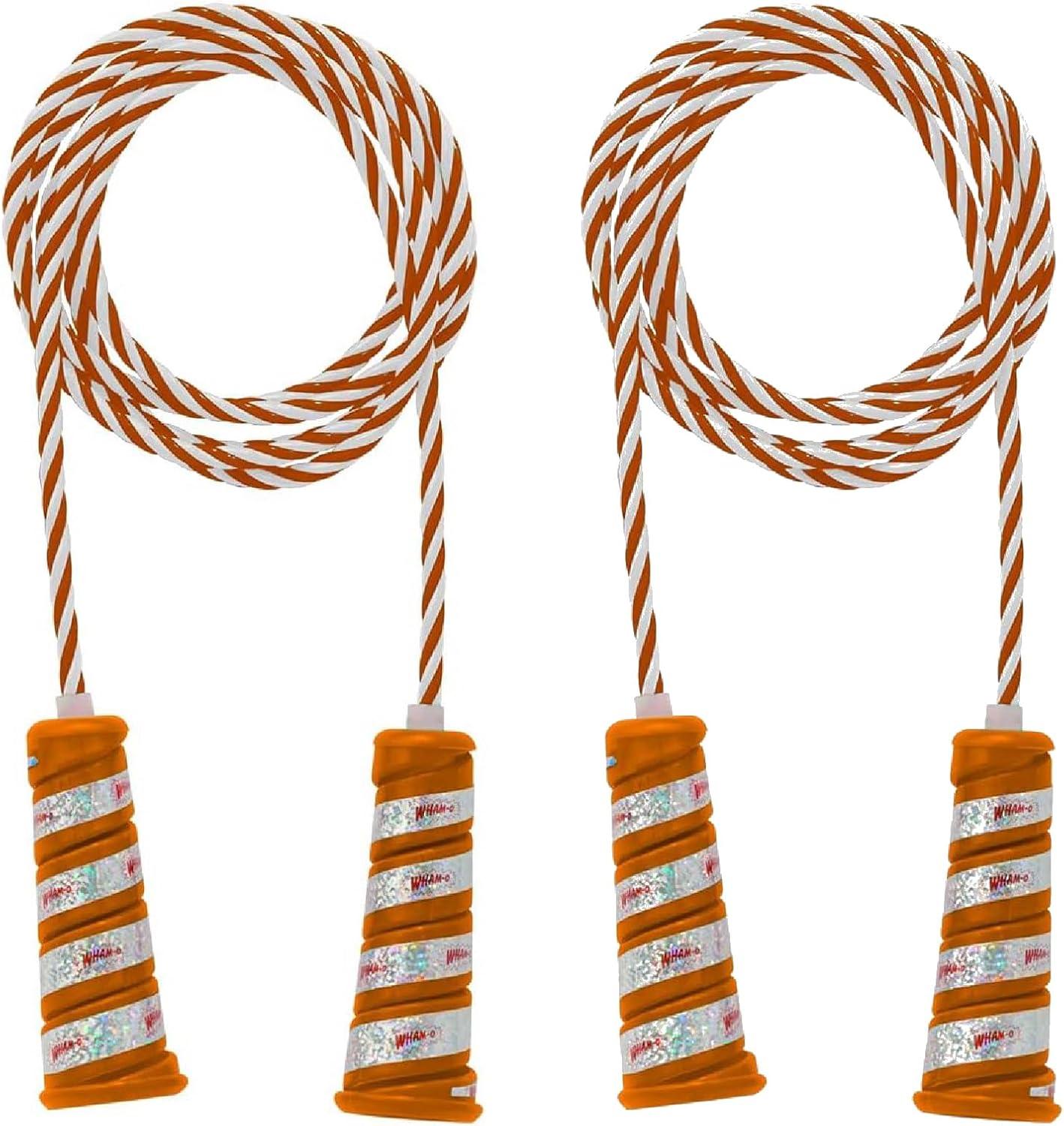 imageWhamO Hula Hoop Jump Rope 7FT Skipping Rope with Spiral Handles for Indoor Outdoor Fitness Exercise Weight LossMulticolor