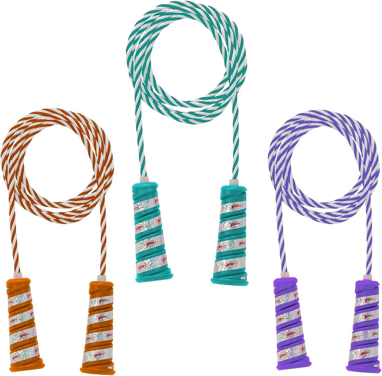 imageWhamO Hula Hoop Jump Rope 7FT Skipping Rope with Spiral Handles for Indoor Outdoor Fitness Exercise Weight LossMulticolor