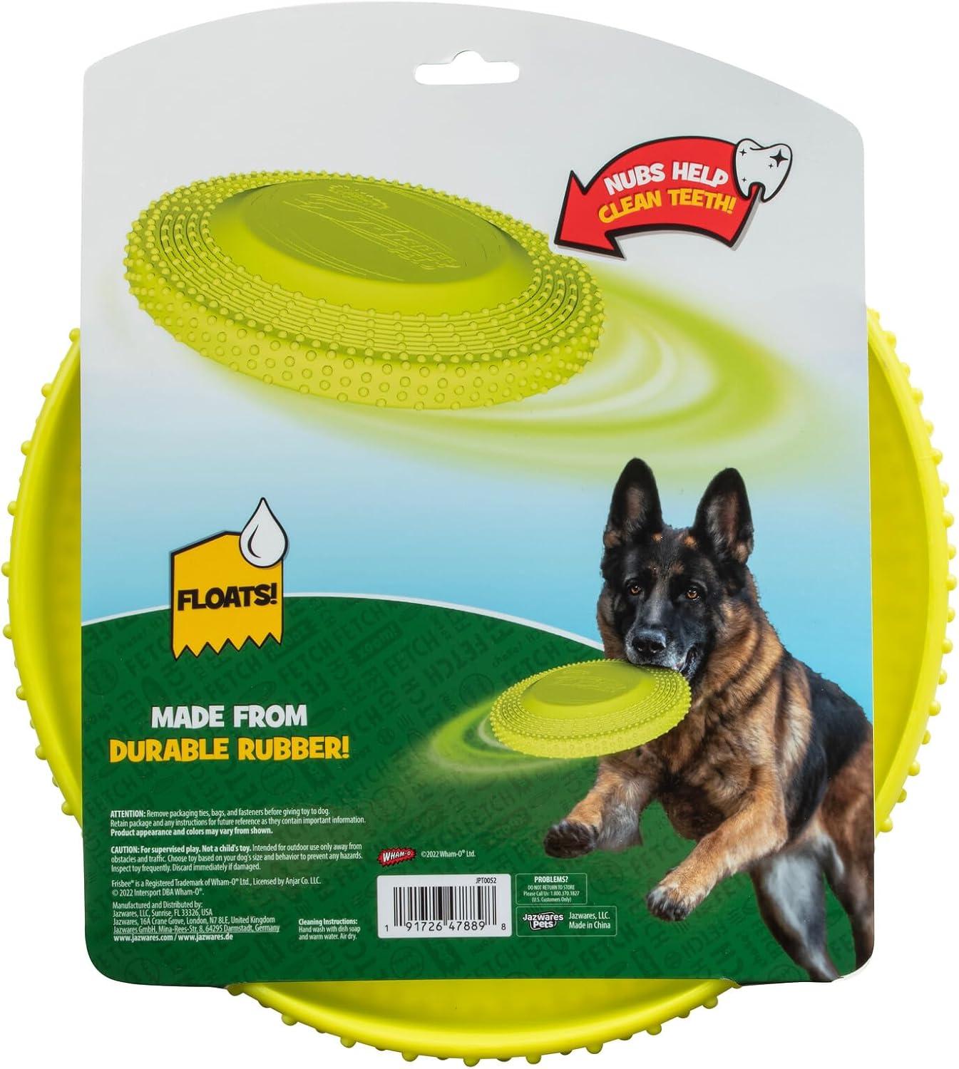 imageWhamO Pets Frisbee Gripsbee The Original Fetch Flyer Jumbo Frisbee Flying Floating Disc Dog Toy