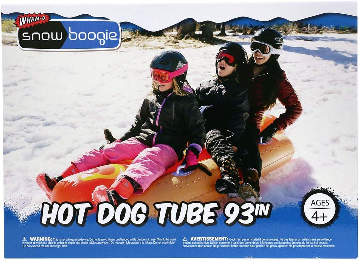 imageWhamO Snowboogie Hot Dog Tube 93 Inch Winter Sports Snow Tube