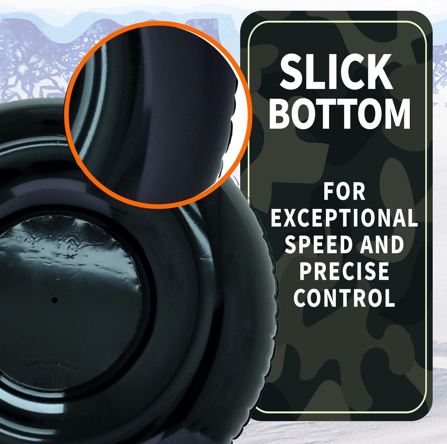 imageWhamO Snowboogie Super Snow Tube 46quot Oversize Deluxe USA Camo Edition Single Rider Snow Sleds Inflatable Snow Sled for Adults ampamp Children