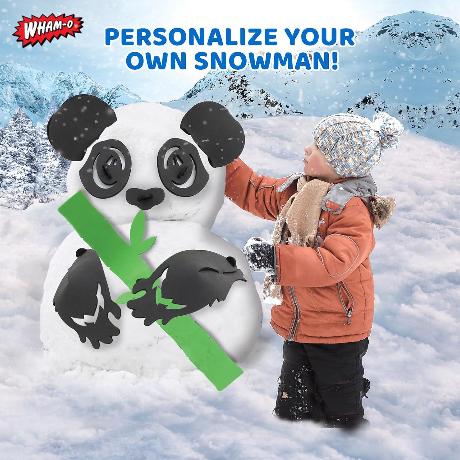 imageWhamO Snowman Decorating Kit 37Pcs Snowman Crafts Outdoor Winter Holiday Party Decoration Great Birthday Gift in Winter
