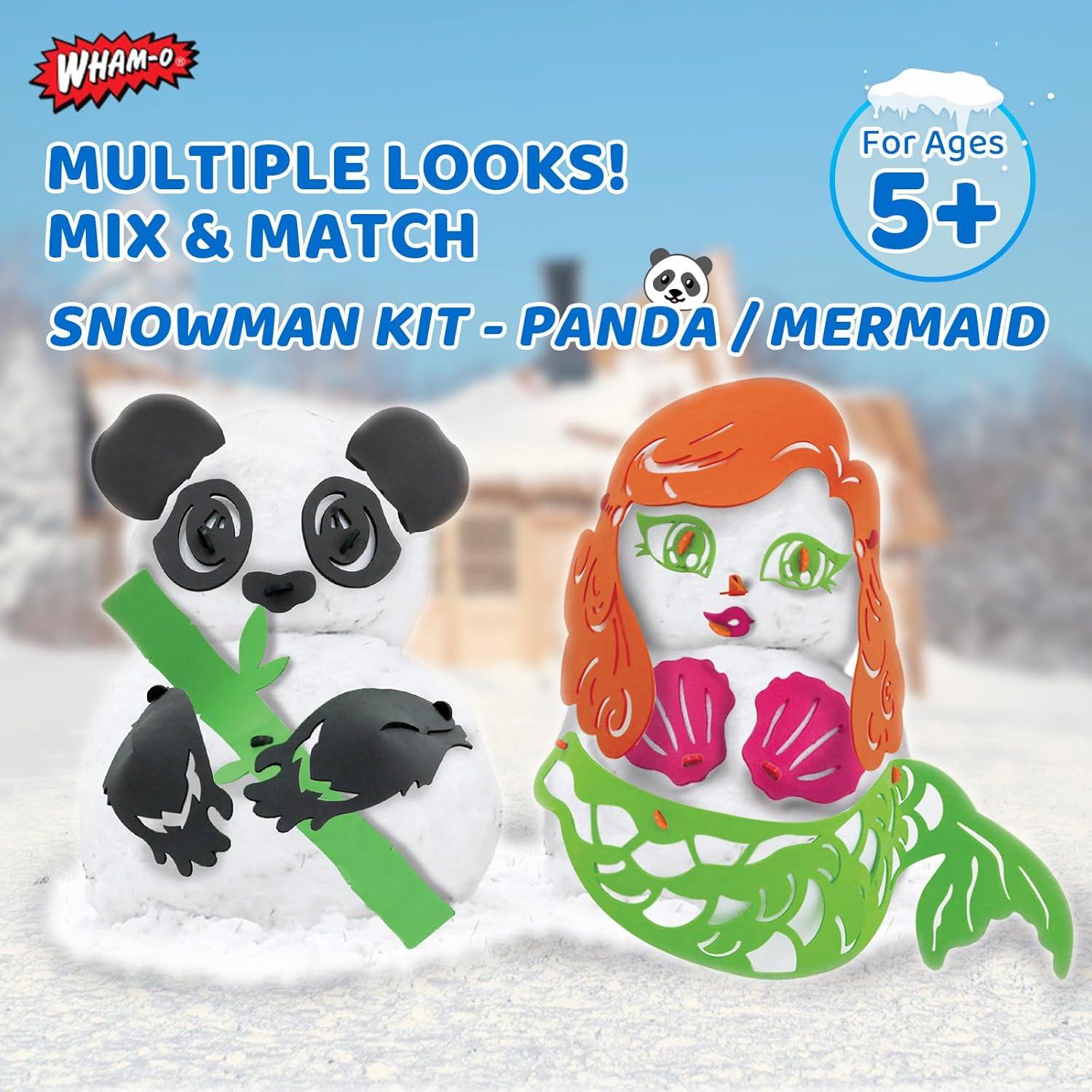imageWhamO Snowman Decorating Kit 37Pcs Snowman Crafts Outdoor Winter Holiday Party Decoration Great Birthday Gift in Winter