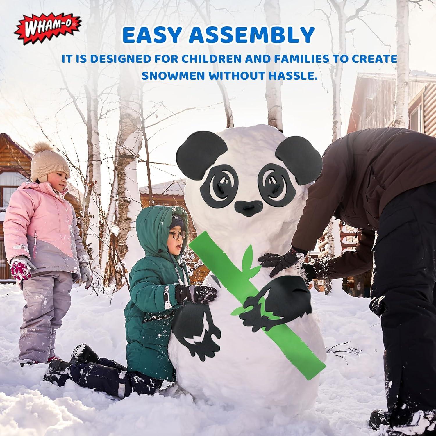 imageWhamO Snowman Decorating Kit 37Pcs Snowman Crafts Outdoor Winter Holiday Party Decoration Great Birthday Gift in Winter