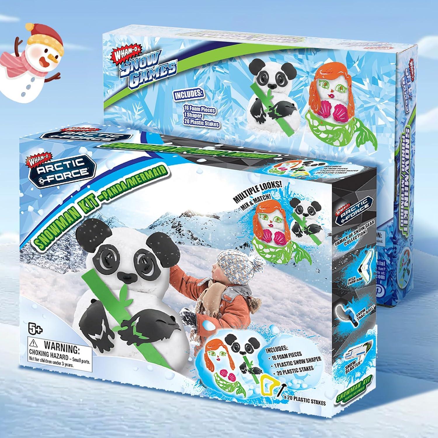 imageWhamO Snowman Decorating Kit 37Pcs Snowman Crafts Outdoor Winter Holiday Party Decoration Great Birthday Gift in Winter
