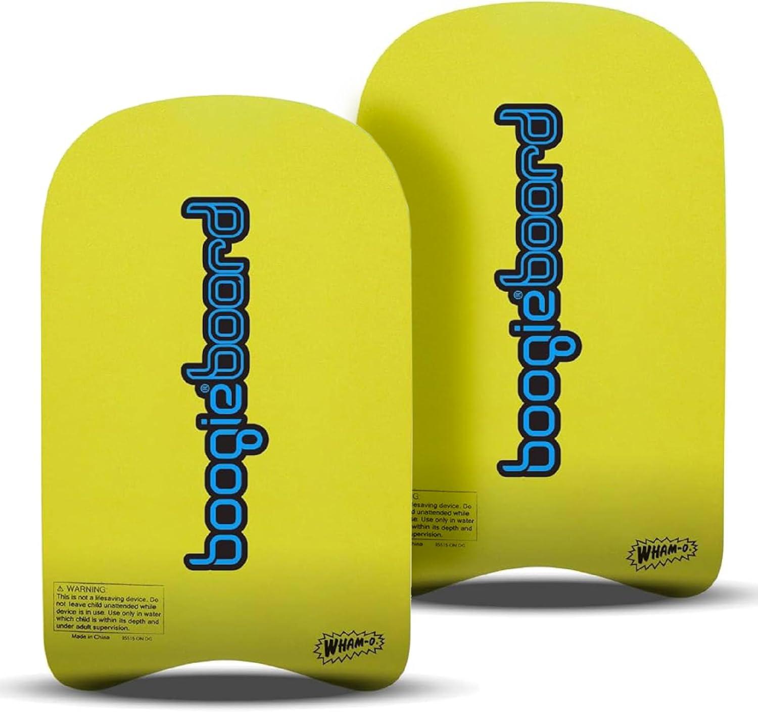 imageWhamO Swim Training Kickboard for Beach and Pool 19quot Sport Trainer TC8 Deck PE Core Crescent Tail Bodyboard for BeginnersYellow