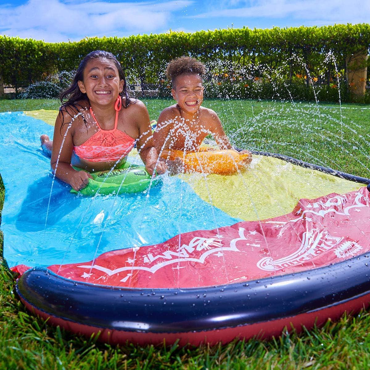 imageWhamo Slip N Slide Wave Rider Double with 2 Slide Boogies