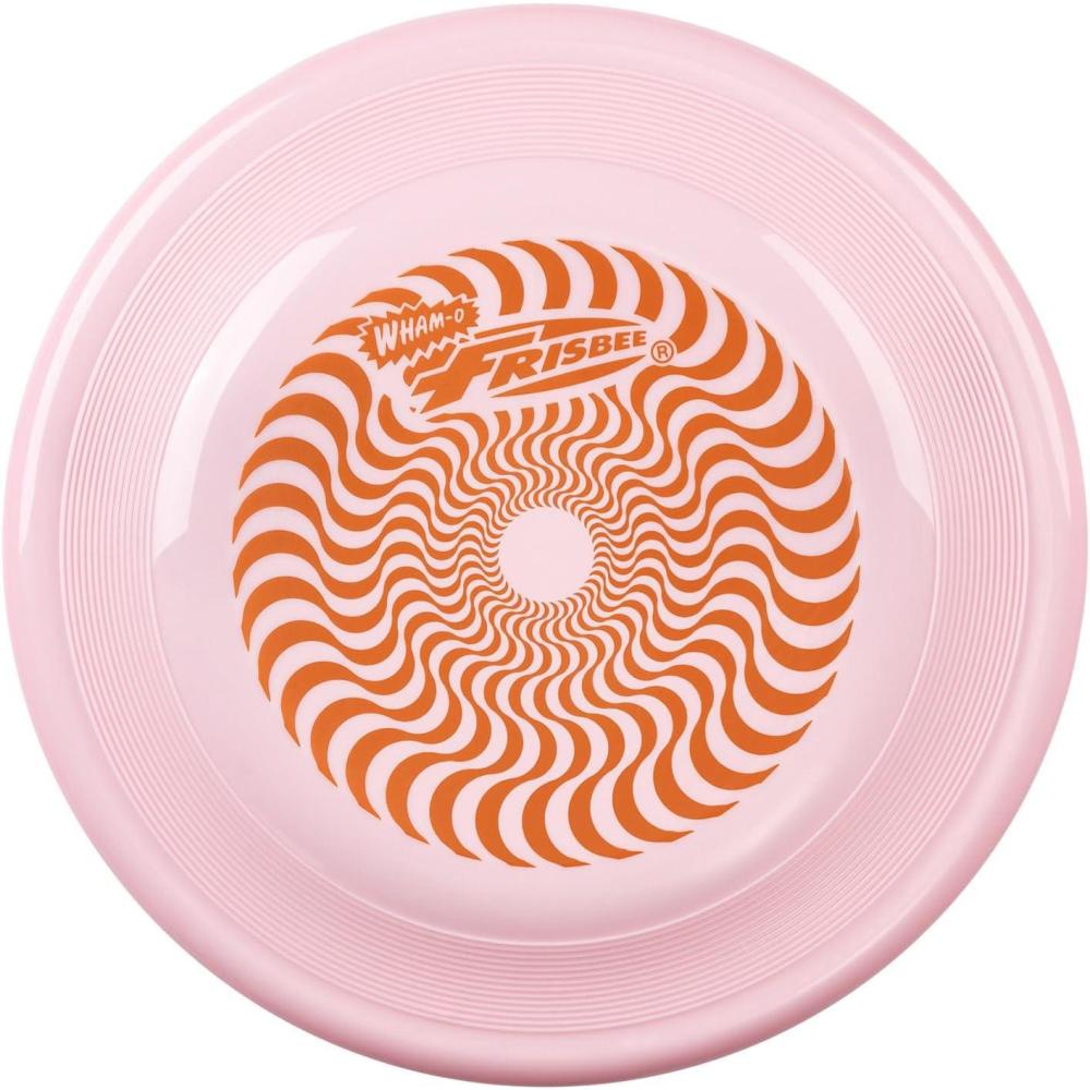 imageFrisbee Fastback Outdoor Flying Disc for Kids 935 Inch Lightweight Sports Disc Dogfriendly for Beach Lawn Backyard Games and Family Fun 100gPink