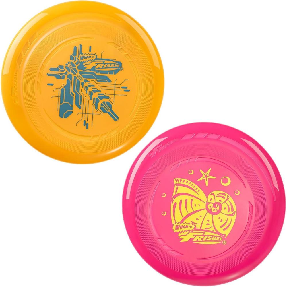 imageFrisbee Go Flying Disc 9 Inch Lightweight Sports Disc for Beginners Outdoor Beach Backyard Lawn Park Camping Family Activity Game 70gV232PACK