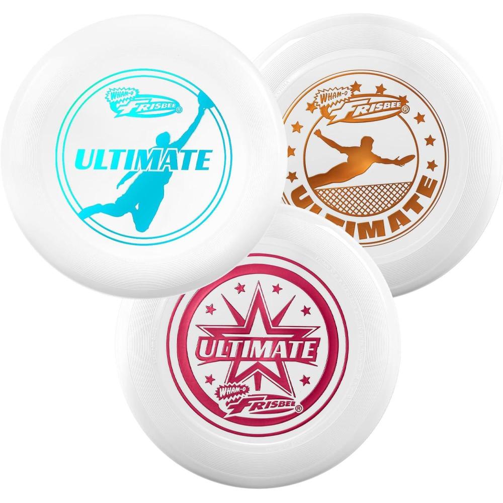 imageFrisbee Official Ultimate 175g Flying Disc 1075 Inch Professional Training Disc for Competition and Outdoor FunABC3Pack