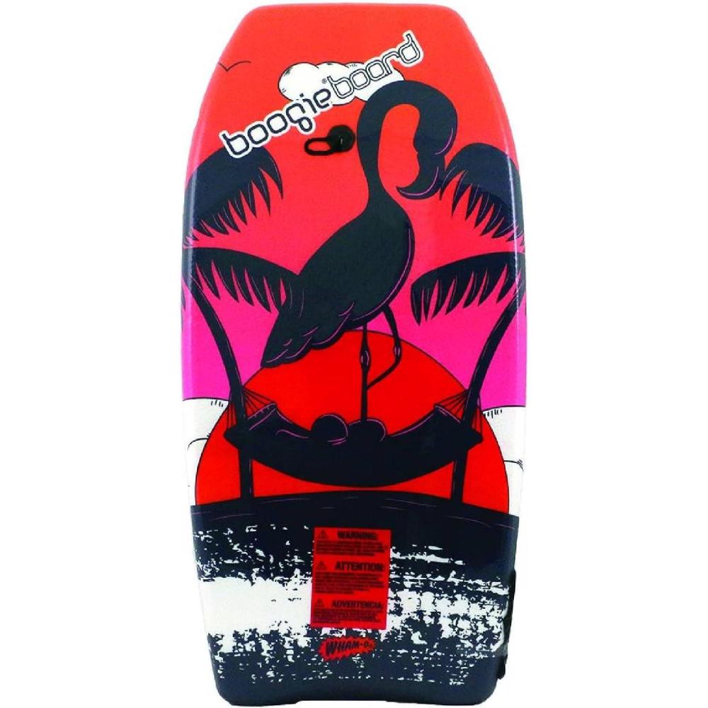 imageWhamO Boogie Boards 37quot Body Board for Beach Lightweight Bodyboard with Wrist Leash for Beginners and Training All Wave Conditions1 PackAloha