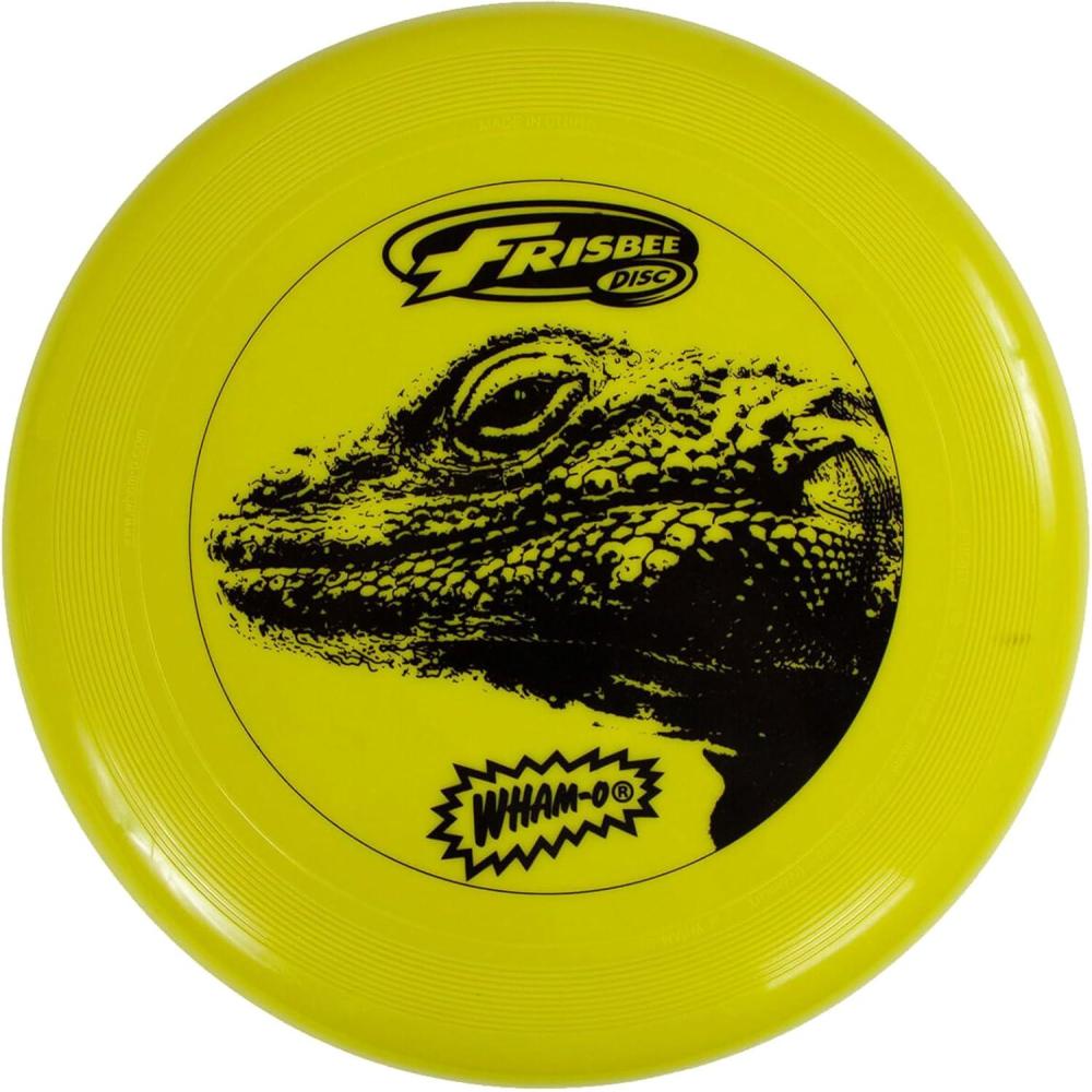 imageWhamO Frisbee Cool Flyer Flying Disc 995 Inch Sports Disc Lightweight Durable for Outdoor Beach Park Backyard Game 130g