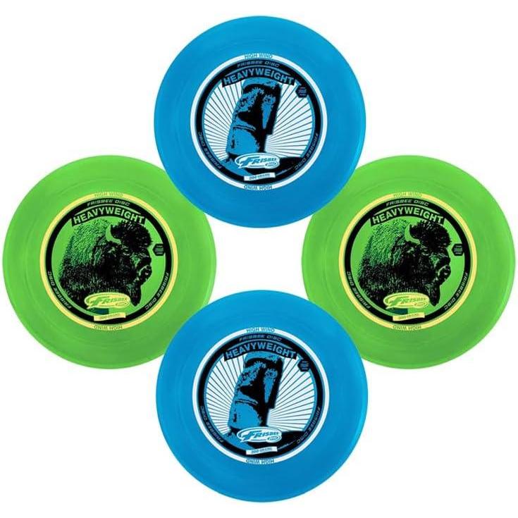 imageWhamO Frisbee Heavyweight 11quot 200g Flying Disc4 PACK BLUE GREEN