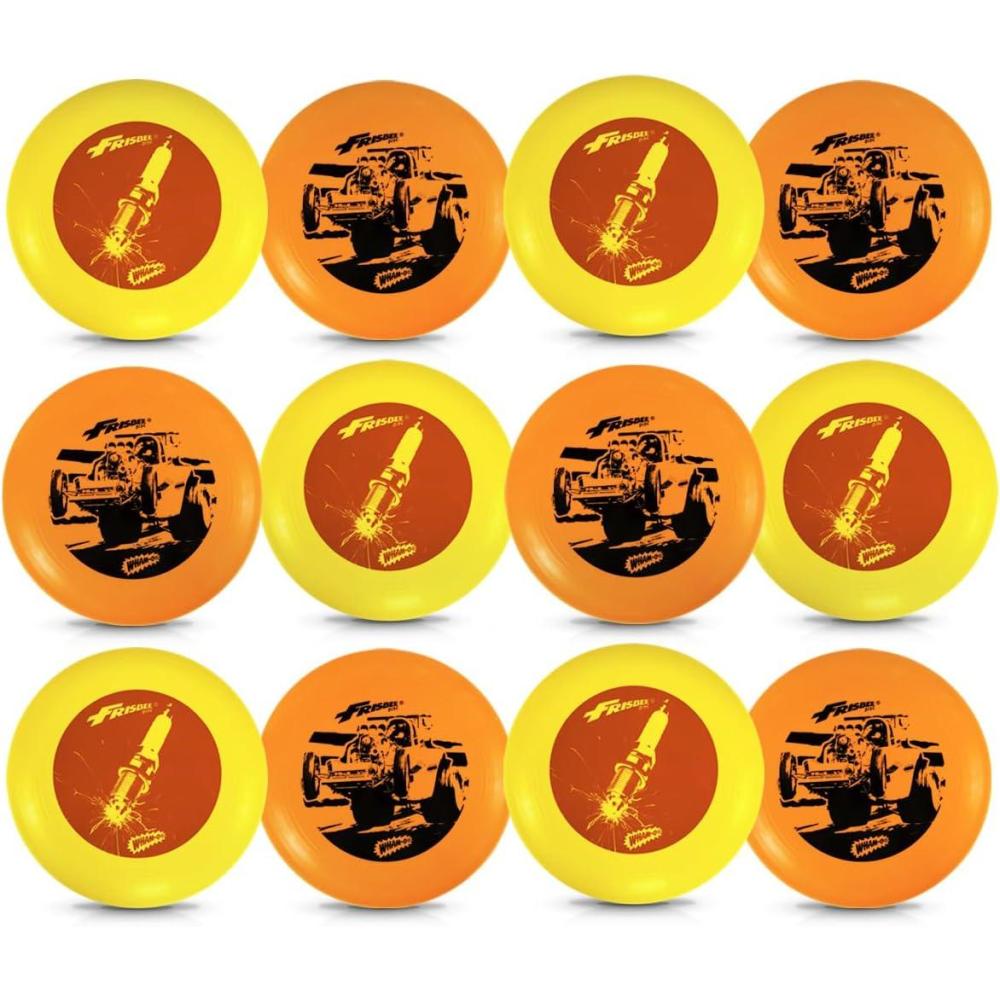 imageWhamO Frisbee Super Flyer 180 Grams Sport Disc for Beach Backyard Lawn Park Camping and More Great for All Ages Orange