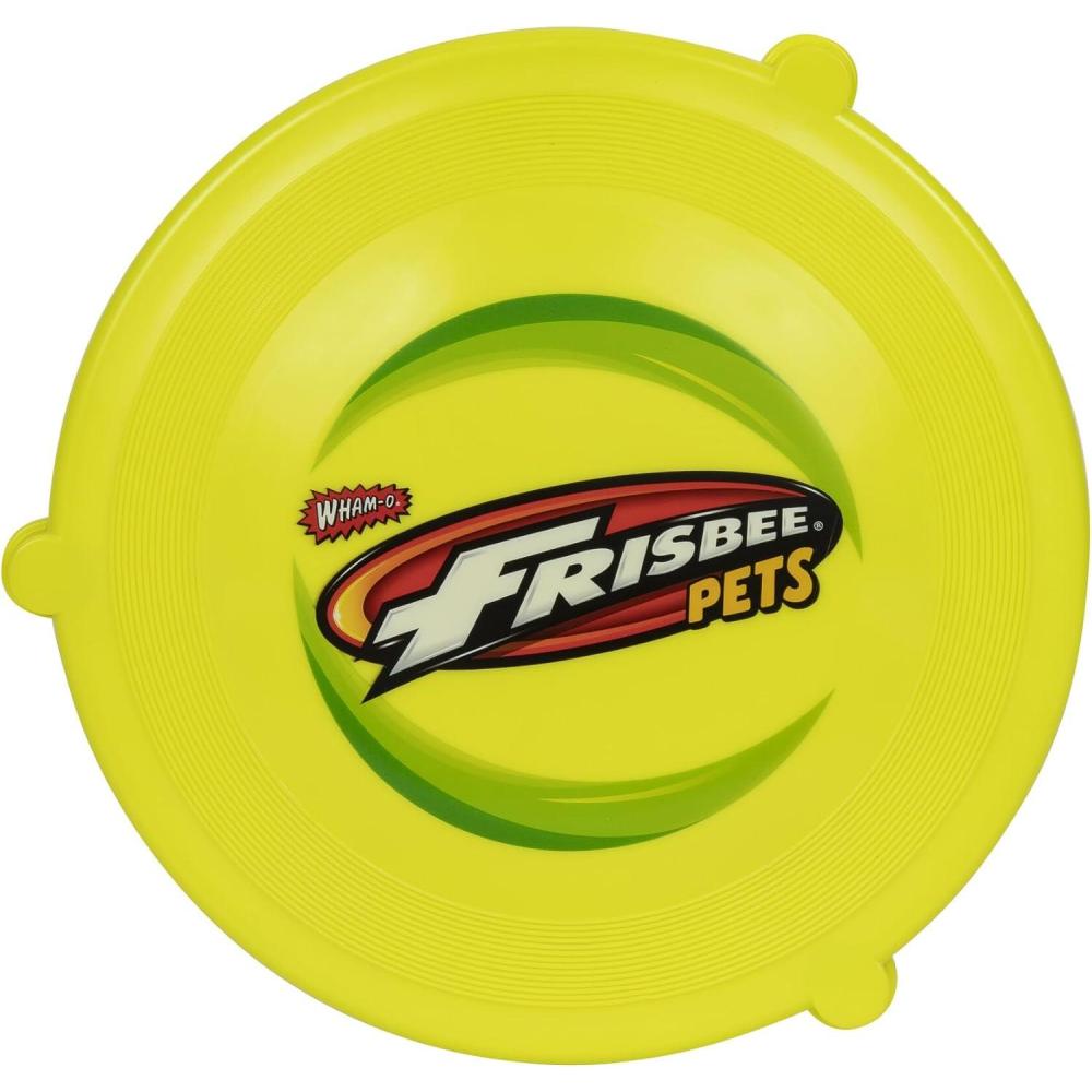 imageWhamO Pets Frisbee Brightzbee Light Up Disc Flyer Flying Electronic Dog Toy FrisbeeFrisbee Whizzbee