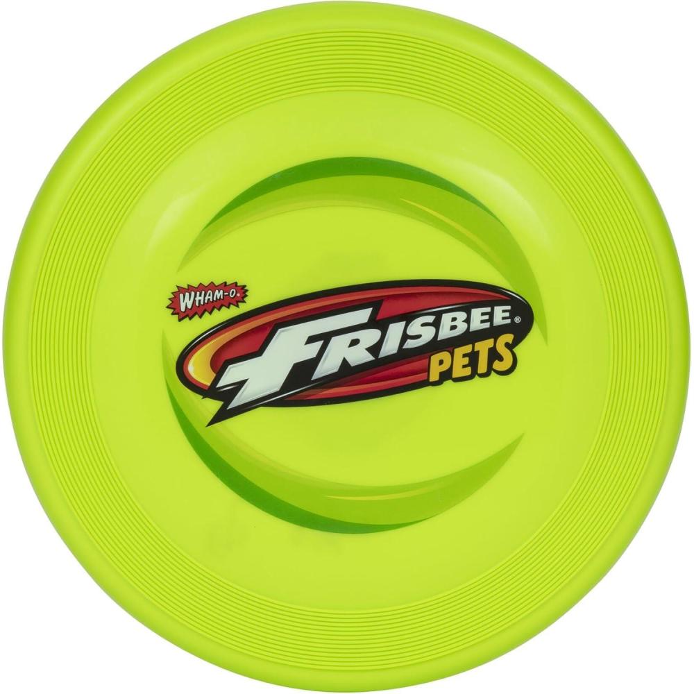 imageWhamO Pets Frisbee Brightzbee Light Up Disc Flyer Flying Electronic Dog Toy FrisbeeLight up Frisbee