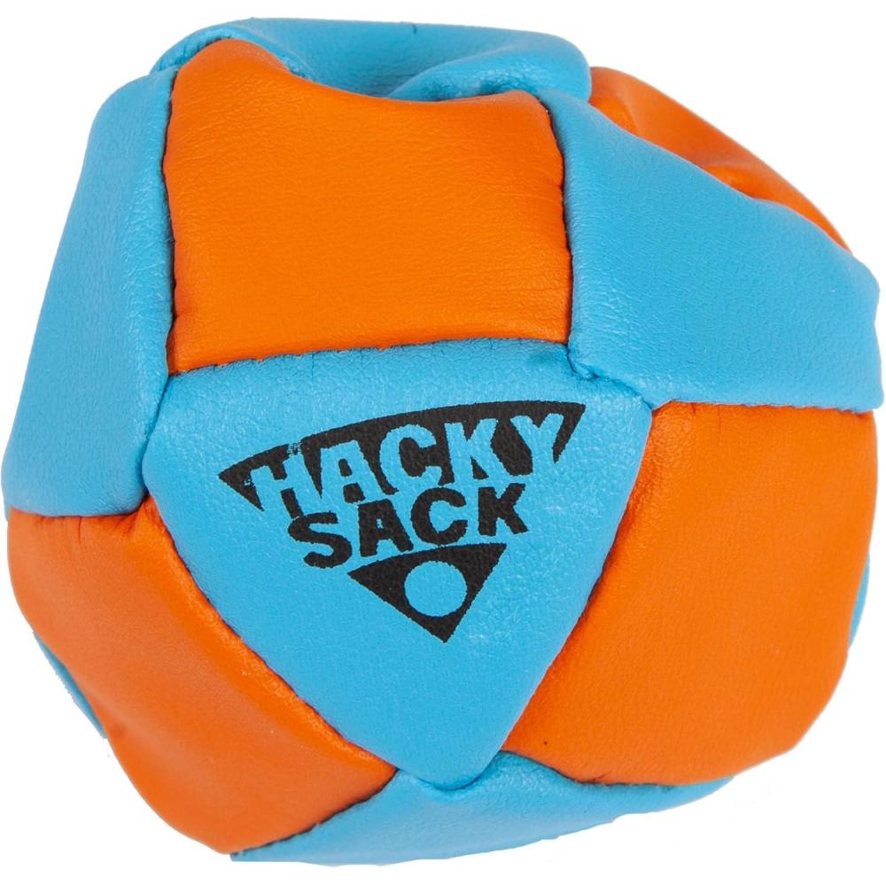 imageWhamO Striker Hacky Sack 225quot Footbag and 19quot Impact Hacky Kick Ball Sacks for Outdoor Activity GamesOrange