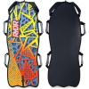 imageRYDR 45 Inch Single Rider Snow Sleds Roll Up Portable Sledding Board Snow Mat with XPE Core HDPE Bottom Waterproof Canvas Top for Winter Outdoor Activities