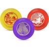 imageWhamO  Frisbee  935quot Fastback Flying disc  Misprint  Dog Friendly 12 Pack REDVioletYellow3 PACK  REDVIOLETYELLOW