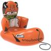 imageWhamO Snowboogie 33quot Inflatable Snow Tudes Single Rider Winter Snow Sleds with Tow Rope ColdResistant Sleddig for Winter Outdoor ActivitiesFox