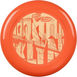 Frisbee Cool Flyer Flying Disc, 9.95 Inch Sports Disc Lightweight Durable for Outdoor Beach Park Backyard Game – 130g(Orange)