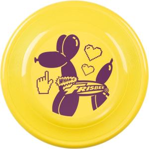 Frisbee Fastback Outdoor Flying Disc for Kids, 9.35 Inch Lightweight Sports Disc, Dog-friendly, for Beach Lawn Backyard Games and Family Fun – 100g(Yellow)