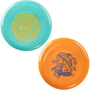 Frisbee Go Flying Disc, 9 Inch Lightweight Sports Disc for Beginners Outdoor Beach Backyard Lawn Park Camping Family Activity Game – 70g(V14-2PACK)