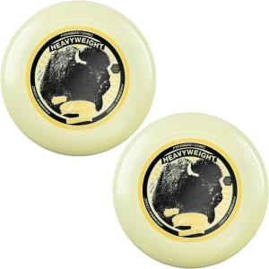 Frisbee Heavyweight 200g Flying Disc, 11 Inch Stable Competition Sports Disc, Long Distance and Durable, for Outdoor Activities and Family Fun(Yellow(2 Pack))