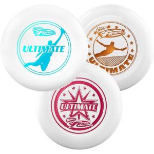 Frisbee Official Ultimate 175g Flying Disc, 10.75 Inch Professional Training Disc for Competition and Outdoor Fun(A+B+C(3Pack))