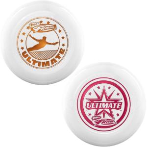 Frisbee Official Ultimate 175g Flying Disc, 10.75 Inch Professional Training Disc for Competition and Outdoor Fun(A+C(2Pack))