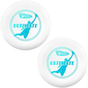 Frisbee Official Ultimate 175g Flying Disc, 10.75 Inch Professional Training Disc for Competition and Outdoor Fun(B(2Pack))