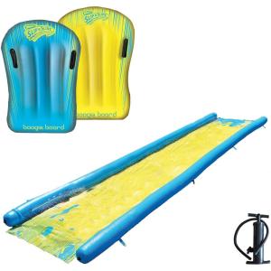 Wham-O – Slip N’ Slide – Super Slip N’ Slide 26 Feet -2 Boogies & Double Action Pump