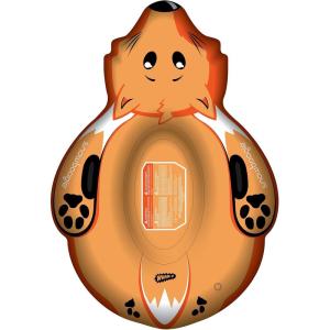 Wham-O 44″ Snowboogie, Winter Snow Tube Single Rider, Inflatable Animal Sleds with Two Handles for Winter Outdoor Sports Activities(FOX)