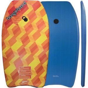 Wham-O Boogie Boards, 33″ Body Board for Beach, Lightweight Bodyboard with Wrist Leash for Beginners Kids and Teens(1 Pack)(Yellow)